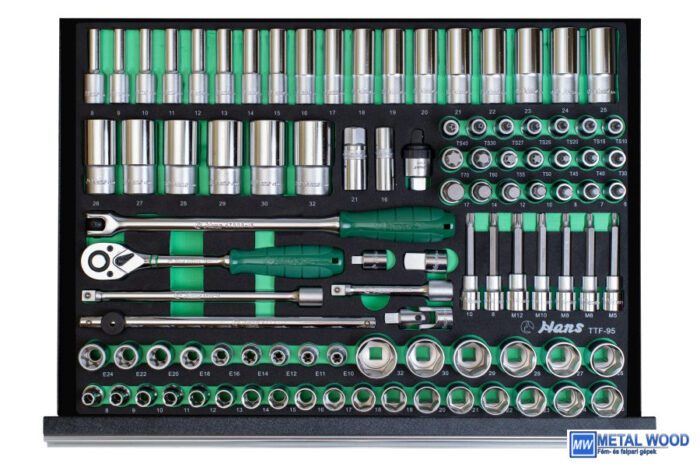 HANS szerszámkocsi 7 fiókos + 325r. TTF szerszám klt. - Image 5