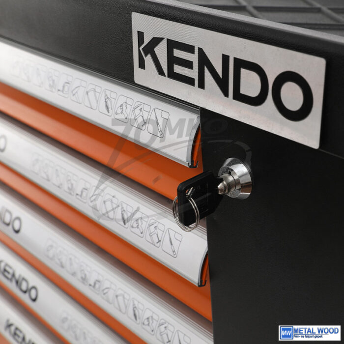 KENDO szerszámkocsi 6 fiókos + 144r. szerszám klt. - Image 5