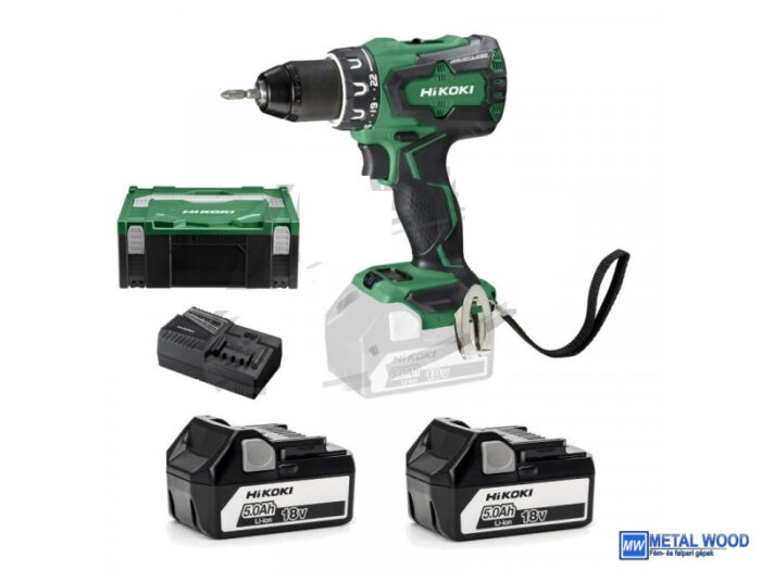 HIKOKI DS18DBSL akkus fúró-csavarozó 2x5,0Ah Hitbox - Image 1