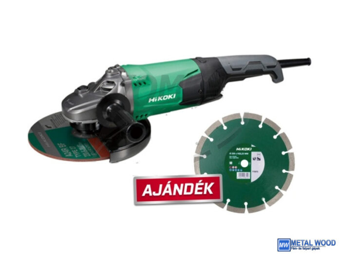 100111-0369 HIKOKI G23SW2 sarokcsiszoló 2200W 230mm +ajándék gyémánttárcsa - Image 1