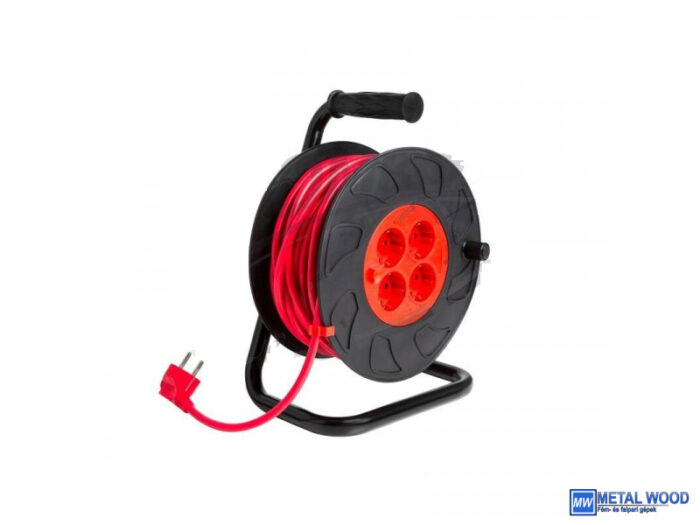 Z-TOOLS kábeldob műa, PVC szig. kábellel 25m 3x1,5 230V - Image 1