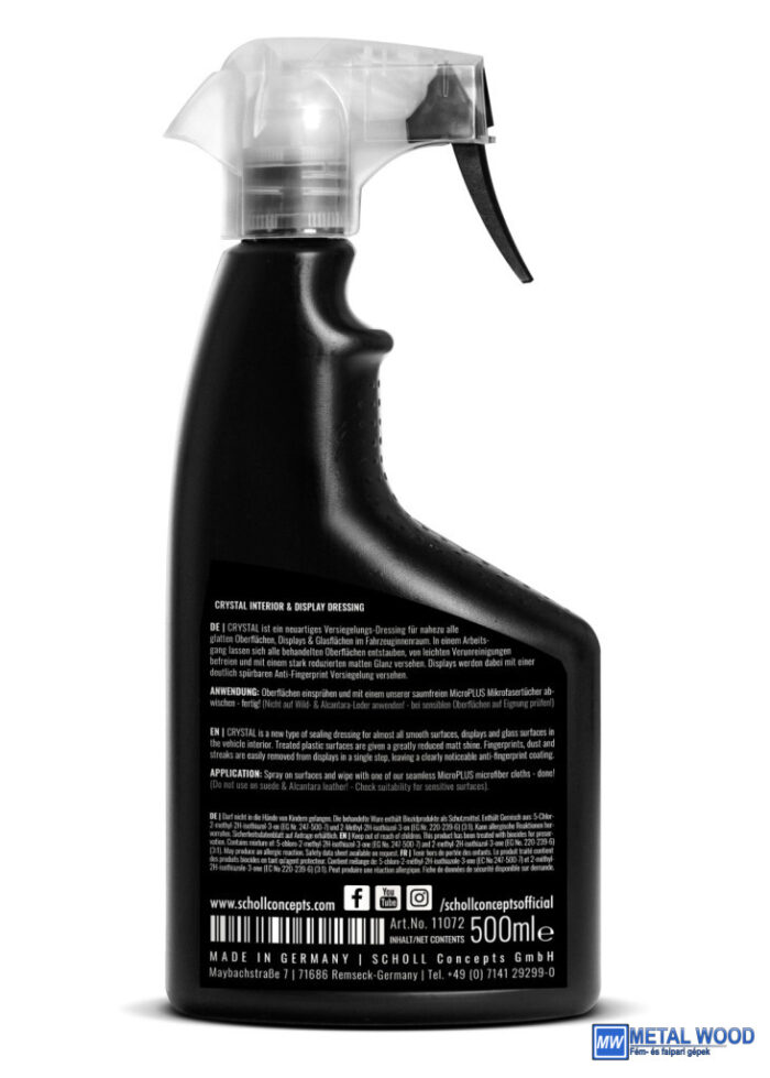 Crystal Beltér & Kijelző Ápoló 500ml - Image 2
