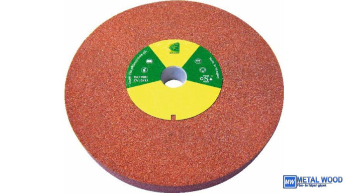 12017650 150x20x20 6A60M8V38 Grá 4510 Granit 6A piros sima köszörűkorong D<=200mm Granit 12017650 - Image 1