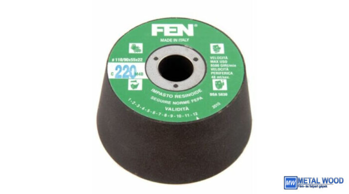 110/90x55x22 1C 60 Q 4B Iba Furatos kúpos fazék alakú bakelit köszörűkorong Iba (Akciós) 12061740 - Image 1