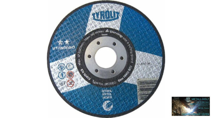 12080160 125x2,5 41X A30-BFStandardTyr Tyrolit Standard acél vágókorong Tyrolit 12080160 - Image 1