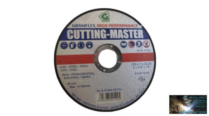 12080810 125x1 Cutting-Mas.INOX Grá Granit Cutting Master vágókorong Granit 12080810 - Image 1