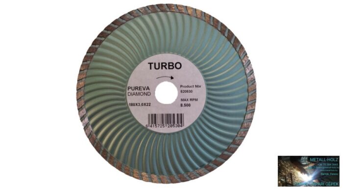 12182680 180mm gyémántv.turbo Pureva Gyémánt vágókorong kézi gépre (Akciós) 12182680 - Image 1
