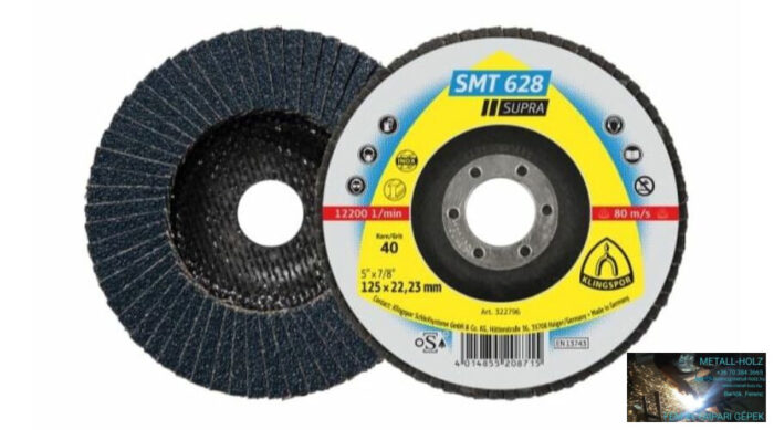 115x22,2 28 Lam ZA 80 SMT628 Klingspor inox lamellástárcsa (Akciós) 12191230 - Image 1