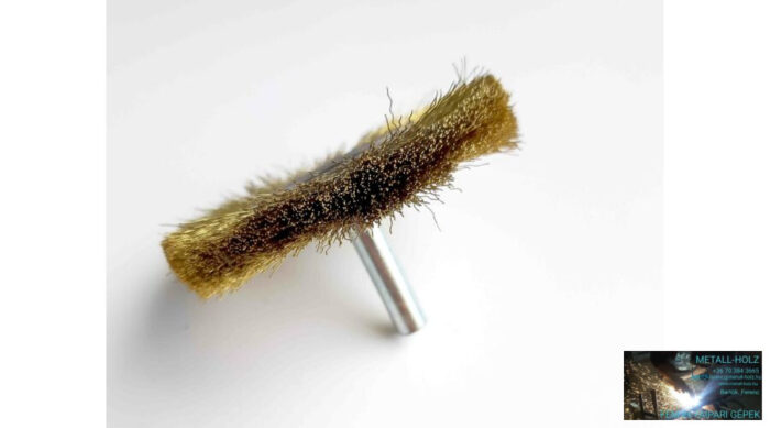 12230280 Csap. kefe sárgarézhuz. 80mm Réz huzalú csapos körkefe Happy Work 12230280 - Image 1