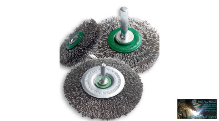 12232080 Rec.szár.körk. D40x10 INOXLess Inox huzalú csapos körkefe Lessmann 12232080 - Image 1