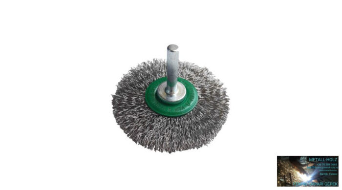 Rec.szár.körk. D70x12INOX Less Inox huzalú csapos körkefe Lessmann 12232170 - Image 1