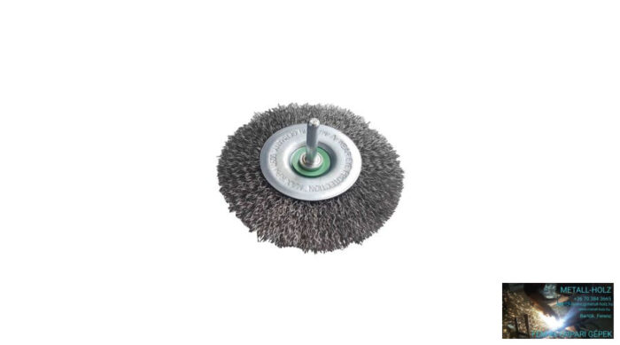 12232250 DIY Rec.szár.körk.D100 InoxLes Inox huzalú csapos körkefe Lessmann 12232250 - Image 1