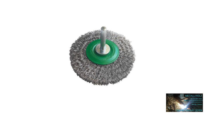 12232810 Rec.szár.körk. D80x12INO 0,3Le Inox huzalú csapos körkefe Lessmann 12232810 - Image 1