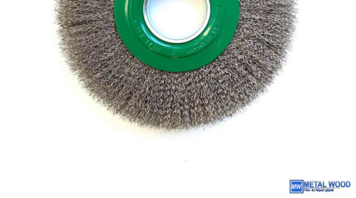 12232820 Rec.körk.D125x20/22INOX0,3Less Inox huzalú furatos körkefe Lessmann (Akciós) 12232820 - Image 1