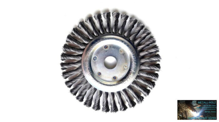 12233010 Ultra körk.178x14x22,2 0,5Less Sodrott Lessmann furatos körkefe acél huzalból Lessmann 12233010 - Image 1