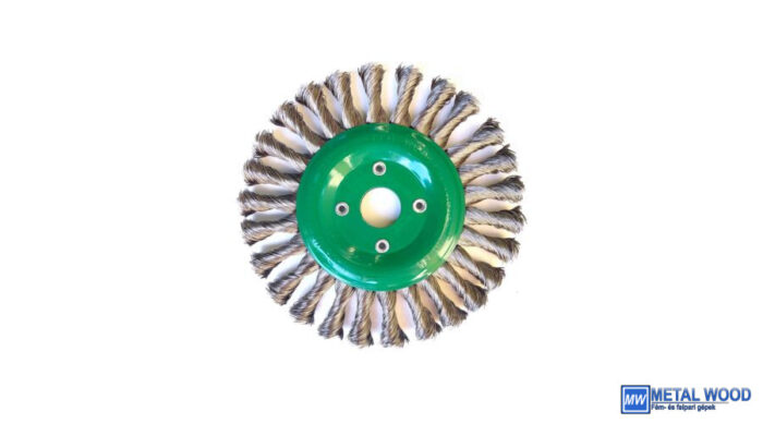 12233880 Ultra körk.150x12x22,2INOXLess Inox huzalú furatos körkefe Lessmann 12233880 - Image 1