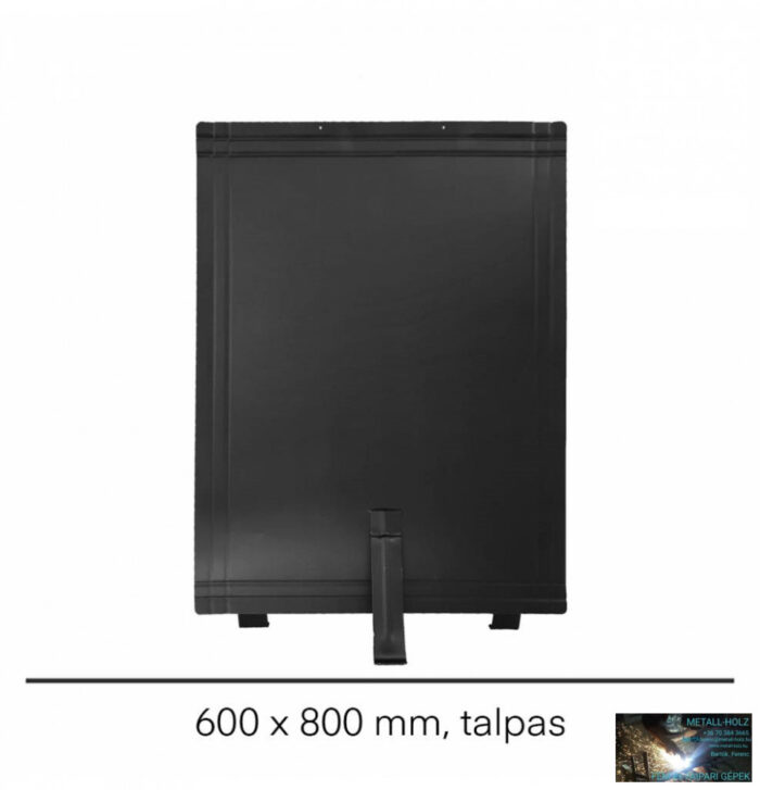 WKR-Hőellenző fekete 600x800mm, talpas P.Á. - Image 1