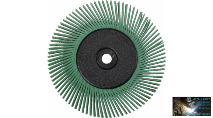 12650870 152x12x25 BB-ZB zöld BriBr3M Sünkefe-Radial Bristle Brush -3M BB-ZB 3M 12650870 - Image 1