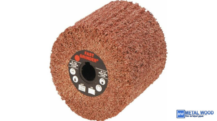 100x100 közep.vlies NTL-med FG Original Flex polírozószersz. Fast Grinder 12740310 - Image 1