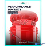 ChemicalWorkz Mosóvödör Átlátszó Piros 13L Ultra Clear Buckets - Image 2