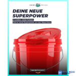 ChemicalWorkz Mosóvödör Átlátszó Piros 13L Ultra Clear Buckets - Image 5