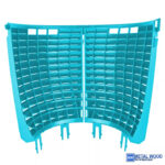 The Detail Guardz Plastic Scrub Wall - Iszapoló Tisztító Fal Türkiz