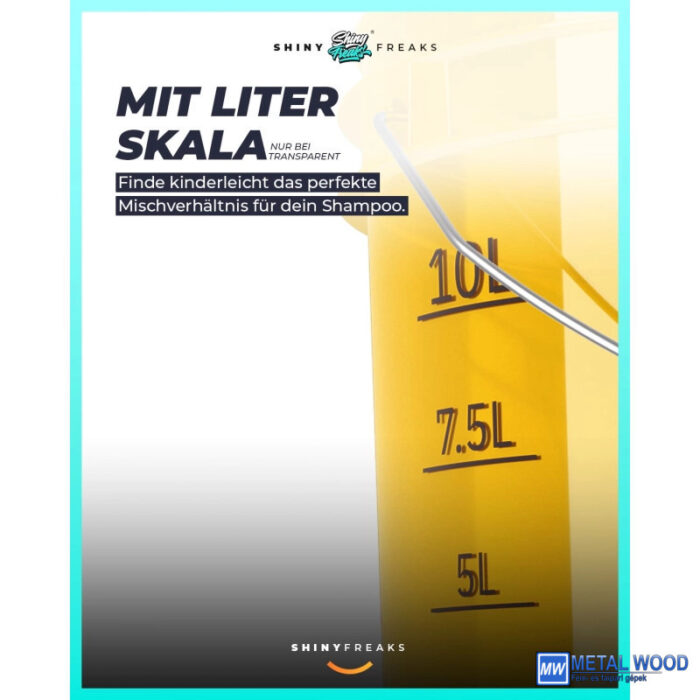 Chemicalworkz Mosóvödör Arany Átlátszó 13L Performance Buckets - Image 3