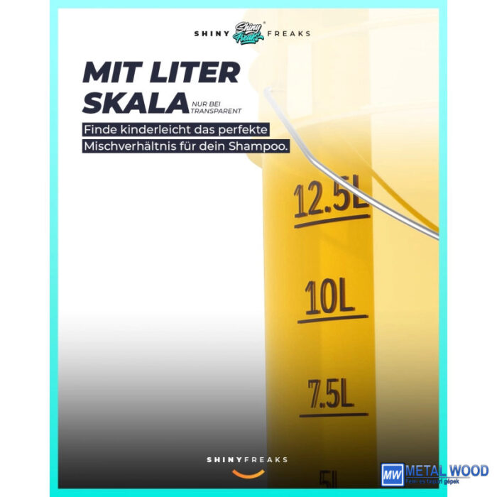 Chemicalworkz Mosóvödör Arany Átlátszó 19L Performance Buckets - Image 3