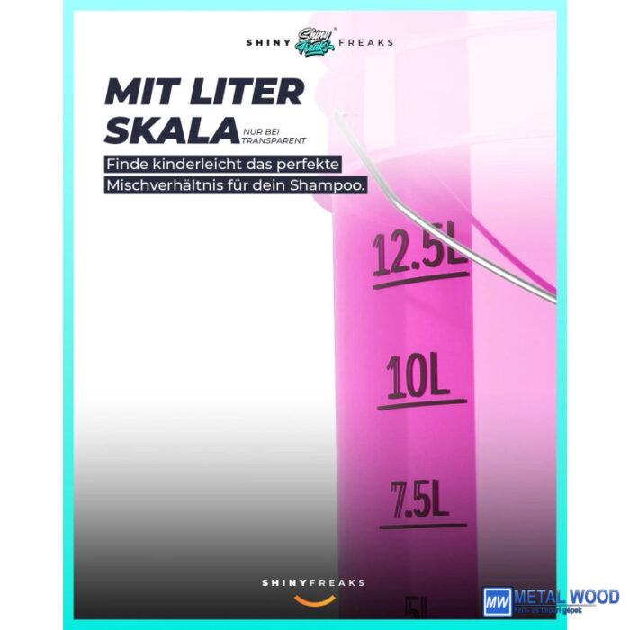 Chemicalworkz Mosóvödör Lila Átlátszó 19L Performance Buckets - Image 3