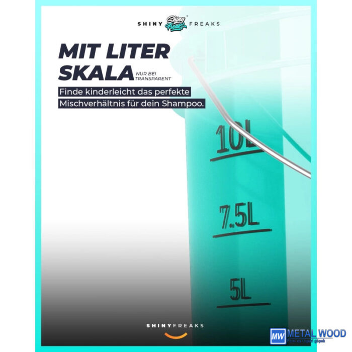 Chemicalworkz Mosóvödör Türkiz Átlátszó 13L Performance Buckets - Image 3