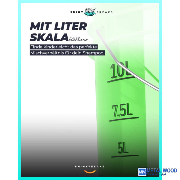 Chemicalworkz Mosóvödör Zöld Átlátszó 13 LPerformance Buckets - Image 3