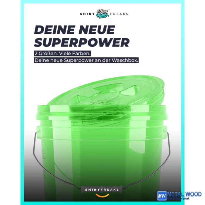 Chemicalworkz Mosóvödör Zöld Átlátszó 13 LPerformance Buckets - Image 5