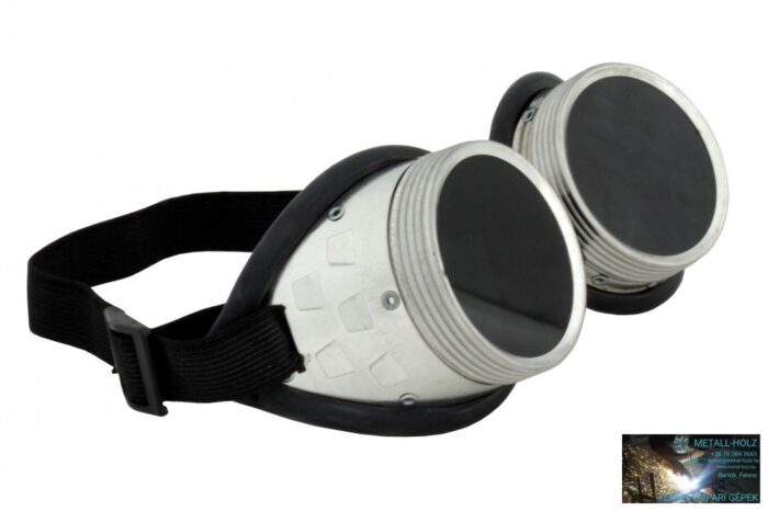 LÁNGHEGESZTŐ DIN5 VÉDŐSZEMÜVEG ZÁRT FÉM - Image 1