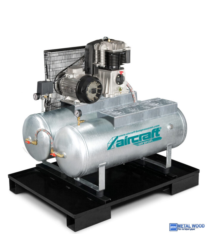 2023072 Aircraft AIRPROFI DUO 703 / 2x100 / 10 dugattyús kompresszor - Image 1