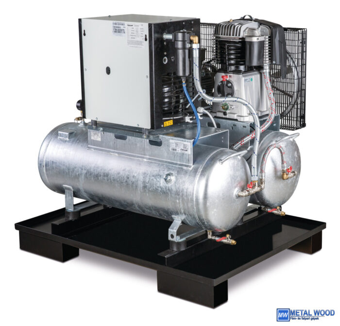 2023073 Aircraft AIRPROFI DUO 703 / 2x100 / 10K dugattyús kompresszor - Image 1