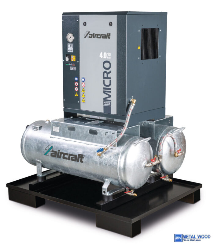 Aircraft A-DUO-MICRO SE 4.0-10 2x100 csavarkompresszor - Image 1