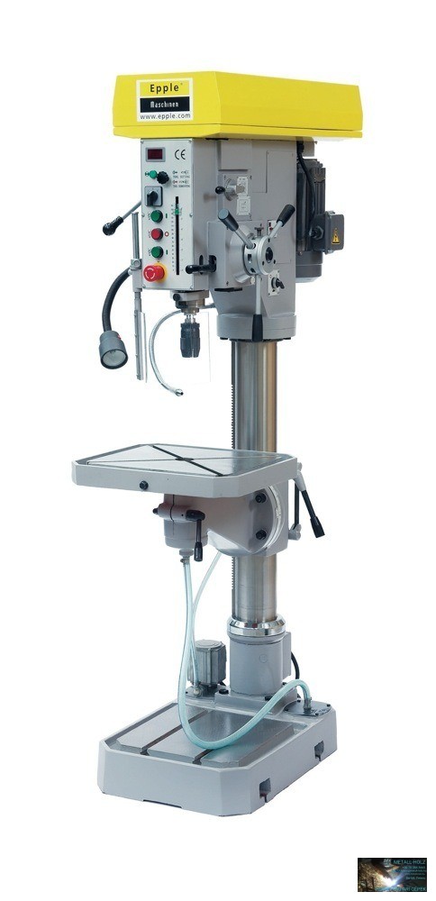 2102055 SB 55 SV Fokozat nélküli oszlopfúrógép sebességmérővel és hűtőfolyadék-eszközzel, MK 4–50 mm - Image 1