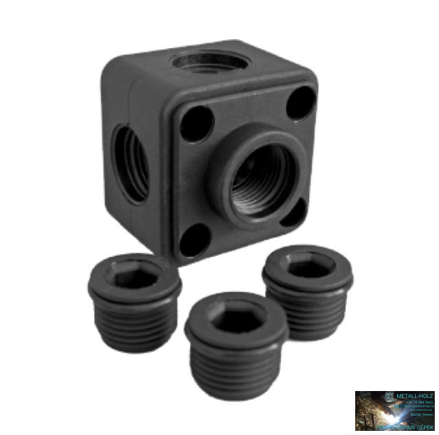 2150212 Fali elosztó 4x1/2" - Image 1