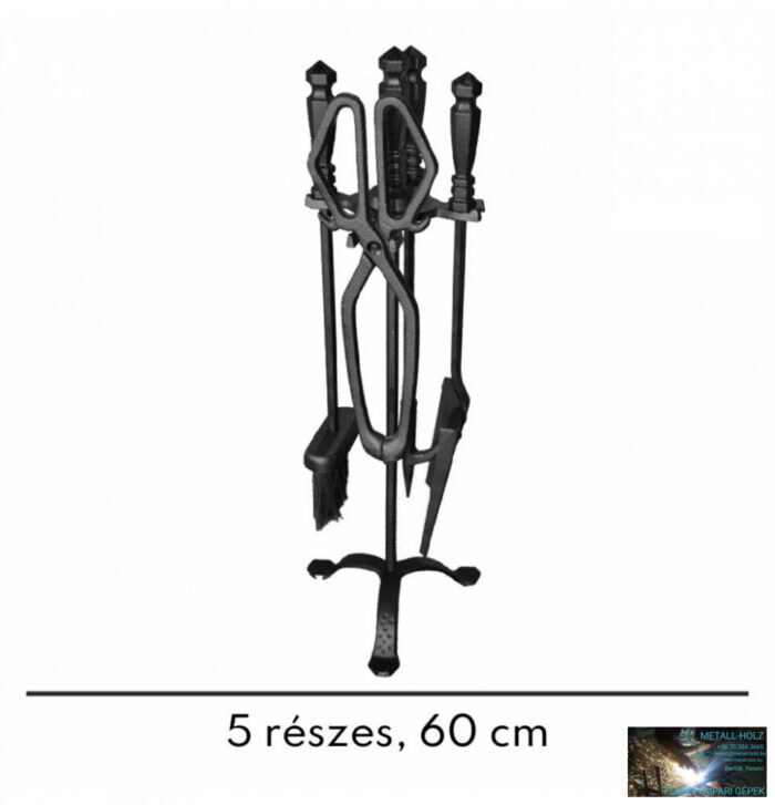 WKR-Kandalló szett 5 db-os, kovácsolt 60cm - Image 1