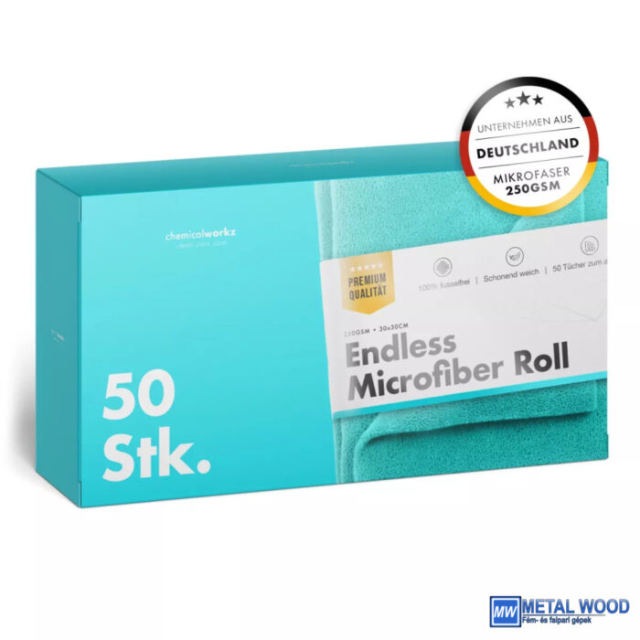 23259 Chemicalworkz Szegélymentes Törlőkendő 50db 250 GSM Téphető - Image 1