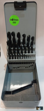 HSS fúrókészlet, 25darabos 1,0mm-13mm ig fém tároló dobozban - Image 2