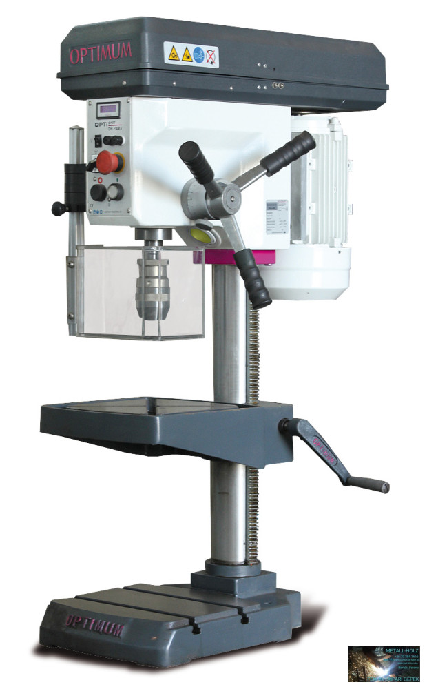 3020420 Optimum Fúrógép OPTIdrill DH24BV (1,5kW, 400V, 300-4.000f/p) - Image 1