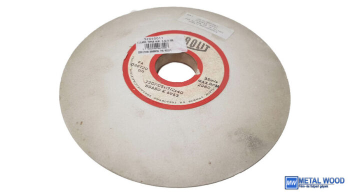 32040011 220x17x40 89A80K5V Tyr 4511/1 Tyrolit lapos tányér alakú köszörűkorong Widenta 32040011 - Image 1