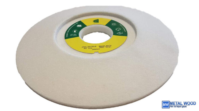 250x20/3x51 125/5 6A 60K7V Grá Gránit lapos tányér alakú köszörűkorong Carborundum Electrite (Akciós) 32040013 - Image 1