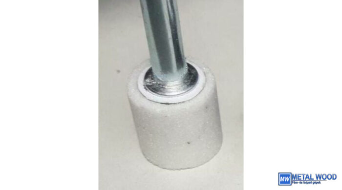 25x12x6 6A60P4V31 Iba 4522/1 6A fehér IBA hengeres kerámia csapos köszörűkorong Iba (Akciós) 32100260 - Image 1