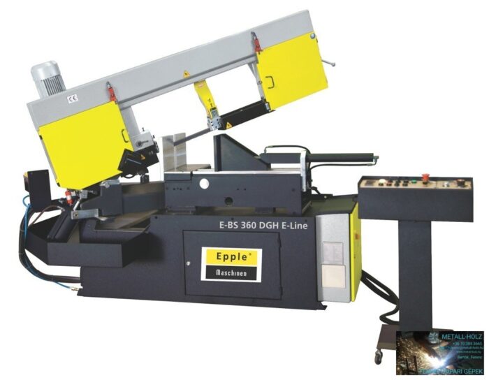 Epple E-BS 440 DGH Félautomata fémipari szalagfűrész - Image 1