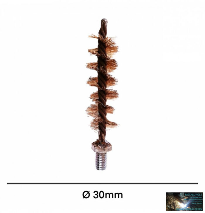 WKR-Kazánkefe sárga acél, nyél nélkül, 30mm - Image 1