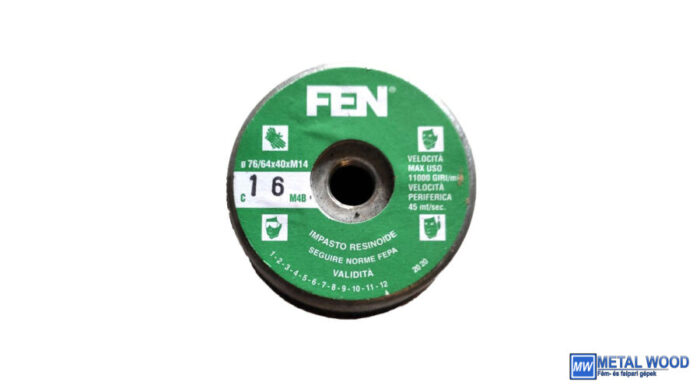 34030026 76/64x40xM14 1C 16 Bakelit FEN Menetes kúpos fazék alakú bakelit köszörűkorong FEN 34030026 - Image 1