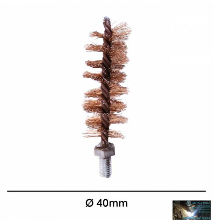 WKR-Kazánkefe sárga acél, nyél nélkül, 40mm - Image 1