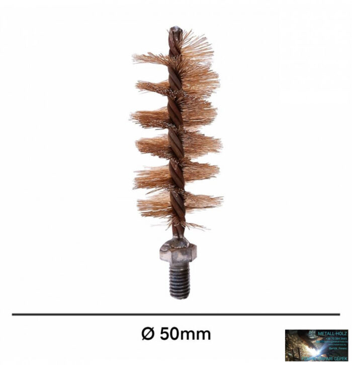 WKR-Kazánkefe sárga acél, nyél nélkül, 50mm - Image 1